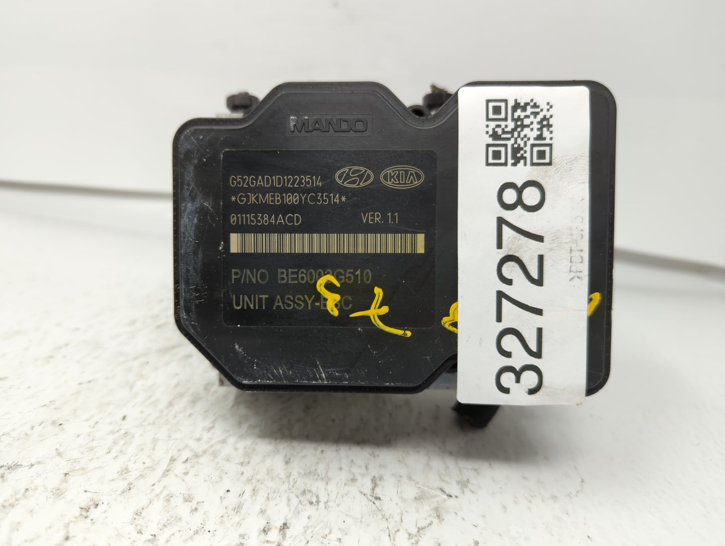 2014-2016 Hyundai Elantra ABS Pump Control Module Replacement P/N:BE6003G510 58920-3X630 Fits Fits 2014 2015 2016 OEM Used A