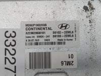 2015-2016 Hyundai Elantra PCM Engine Control Computer ECU ECM PCU OEM P/N:39100-2EML6 39101-2EML6 Fits Fits 2015 2016 OEM Us