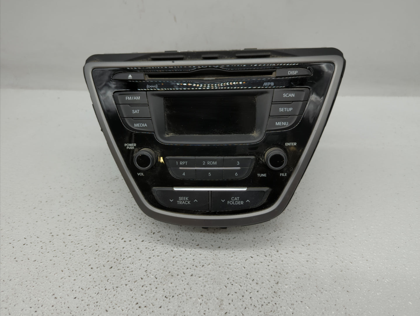 2014-2016 Hyundai Elantra Radio AM FM Cd Player Receiver Replacement P/N:96170-3X156GU Fits Fits 2014 2015 2016 OEM Used Aut