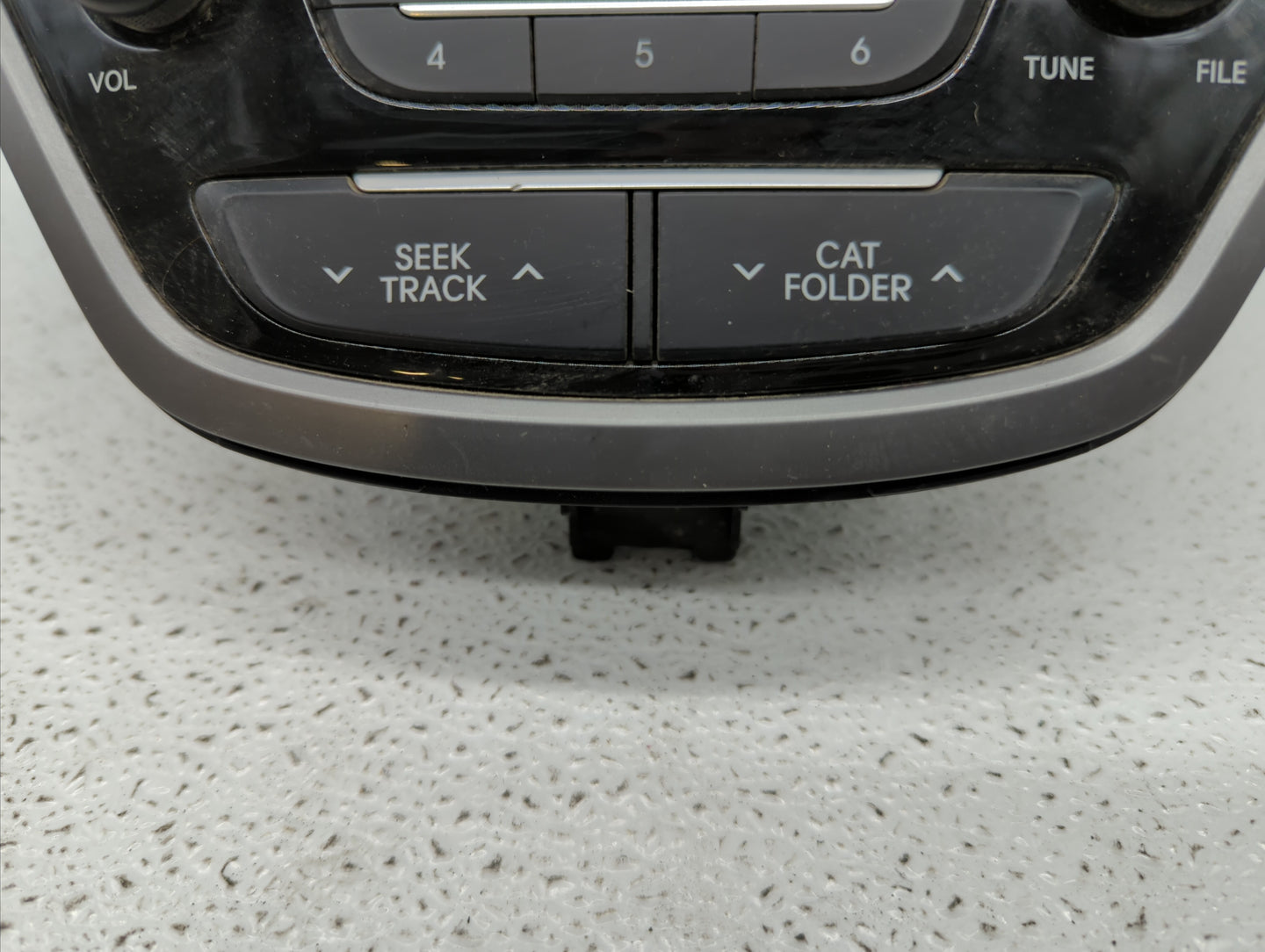 2014-2016 Hyundai Elantra Radio AM FM Cd Player Receiver Replacement P/N:96170-3X156GU Fits Fits 2014 2015 2016 OEM Used Aut