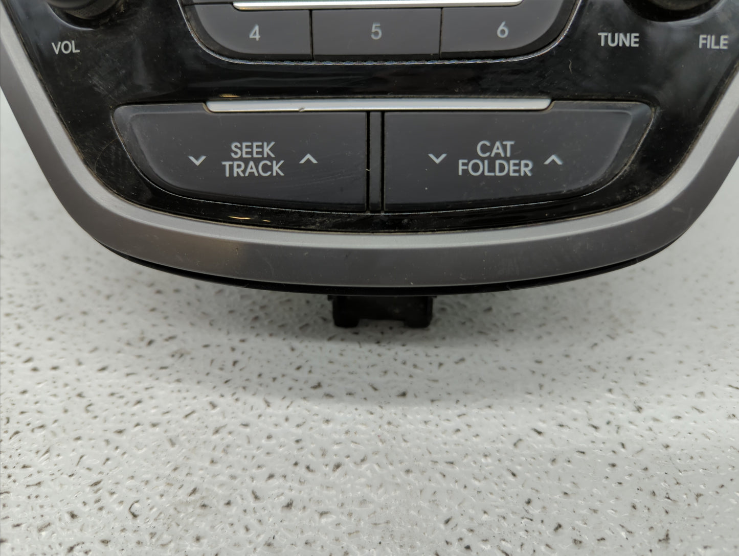 2014-2016 Hyundai Elantra Radio AM FM Cd Player Receiver Replacement P/N:96170-3X156GU Fits Fits 2014 2015 2016 OEM Used Aut