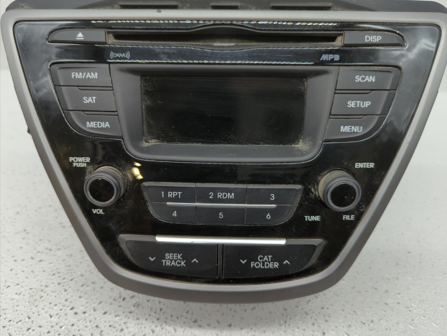 2014-2016 Hyundai Elantra Radio AM FM Cd Player Receiver Replacement P/N:96170-3X156GU Fits Fits 2014 2015 2016 OEM Used Aut