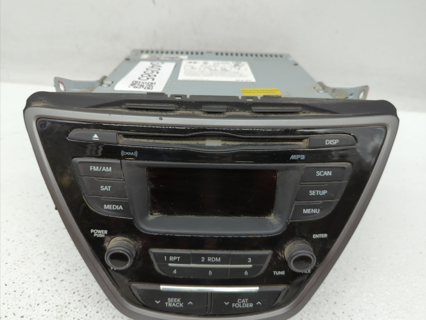 2014-2016 Hyundai Elantra Radio AM FM Cd Player Receiver Replacement P/N:96170-3X156GU Fits Fits 2014 2015 2016 OEM Used Aut