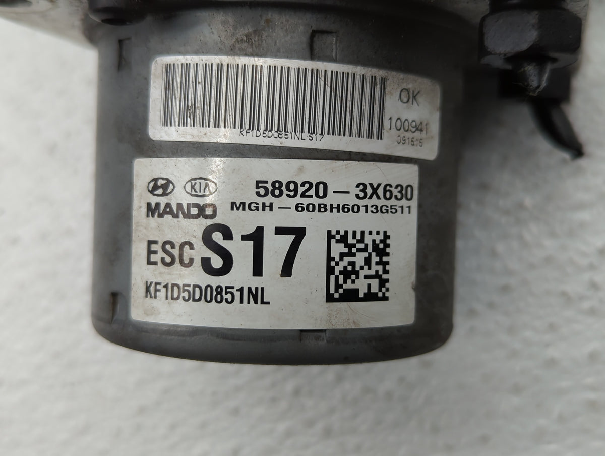 2014-2016 Hyundai Elantra Anti-Lock Brake ABS Pump Module Actuator OEM P/N:BE6003G510 58920-3X630 Fits Fits 2014 2015 2016 O