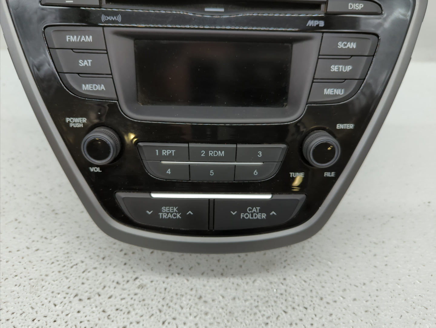 2014-2016 Hyundai Elantra Radio AM FM Cd Player Receiver Replacement P/N:96170-3X156GU Fits Fits 2014 2015 2016 OEM Used Aut