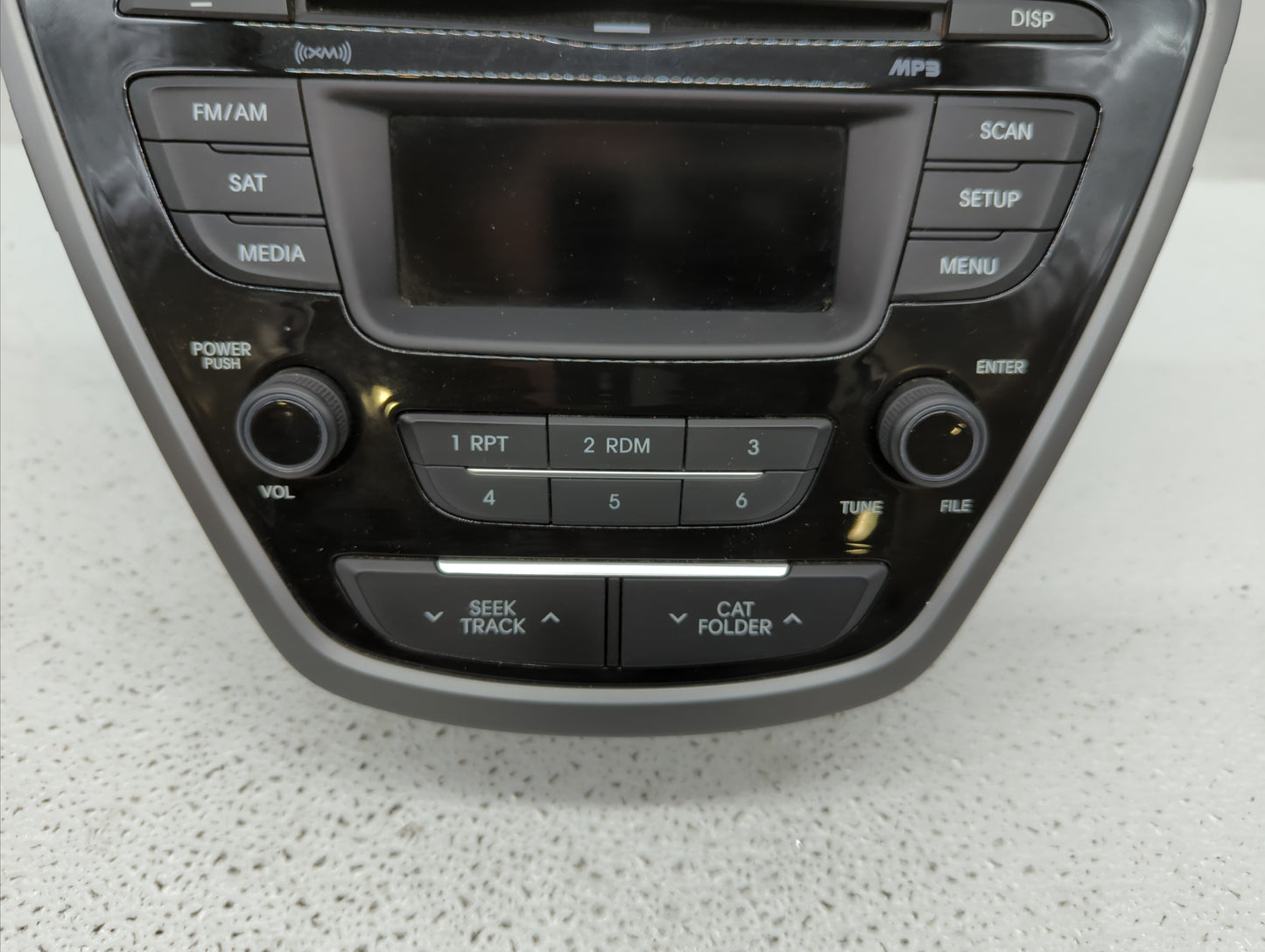 2014-2016 Hyundai Elantra Radio AM FM Cd Player Receiver Replacement P/N:96170-3X156GU Fits Fits 2014 2015 2016 OEM Used Aut
