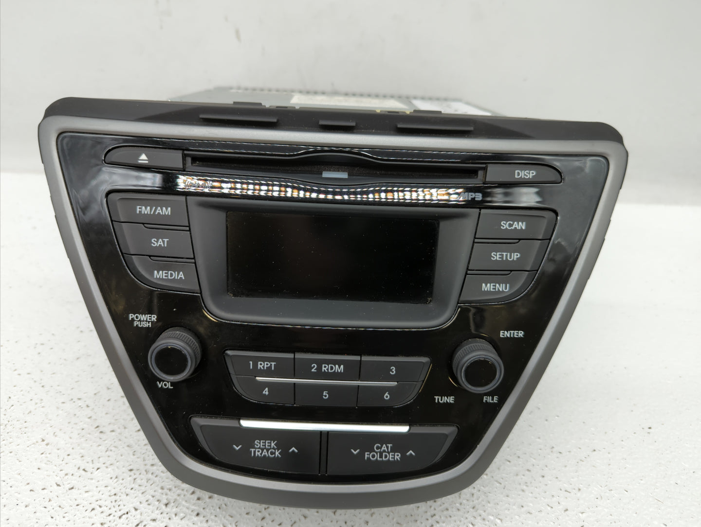 2014-2016 Hyundai Elantra Radio AM FM Cd Player Receiver Replacement P/N:96170-3X156GU Fits Fits 2014 2015 2016 OEM Used Aut