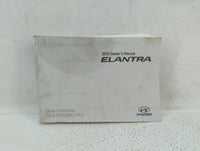 2016 Hyundai Elantra Owners Manual Book Guide OEM Used Auto Parts - Oemusedautoparts1.com