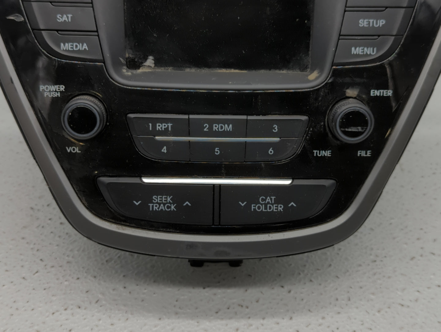 2014-2016 Hyundai Elantra Radio AM FM Cd Player Receiver Replacement P/N:96170-3X156GU Fits Fits 2014 2015 2016 OEM Used Aut