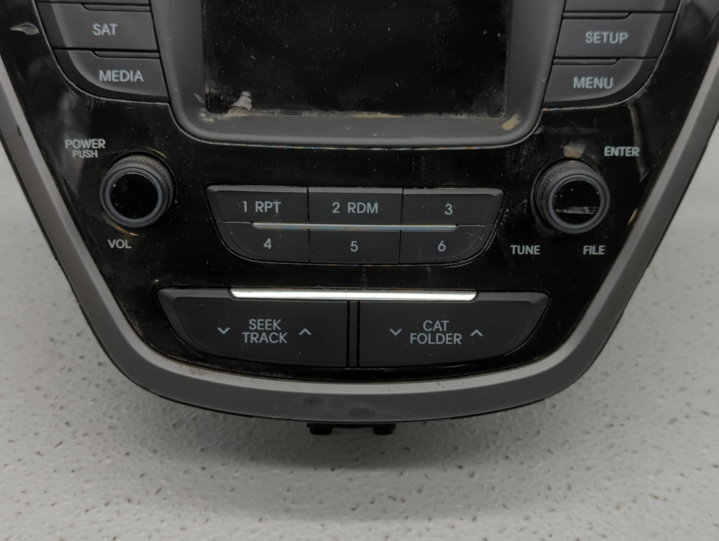 2014-2016 Hyundai Elantra Radio AM FM Cd Player Receiver Replacement P/N:96170-3X156GU Fits Fits 2014 2015 2016 OEM Used Aut