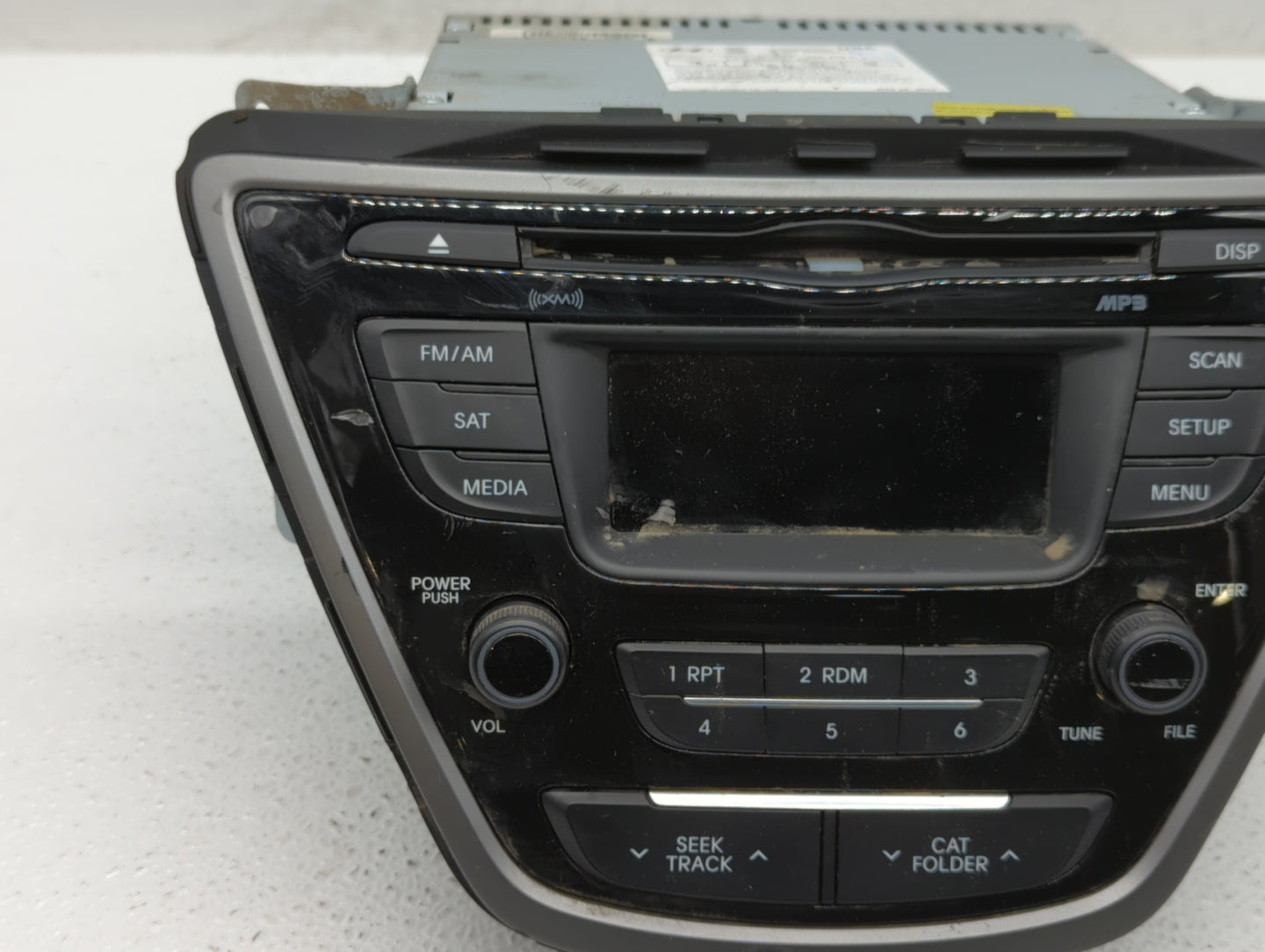 2014-2016 Hyundai Elantra Radio AM FM Cd Player Receiver Replacement P/N:96170-3X156GU Fits Fits 2014 2015 2016 OEM Used Aut