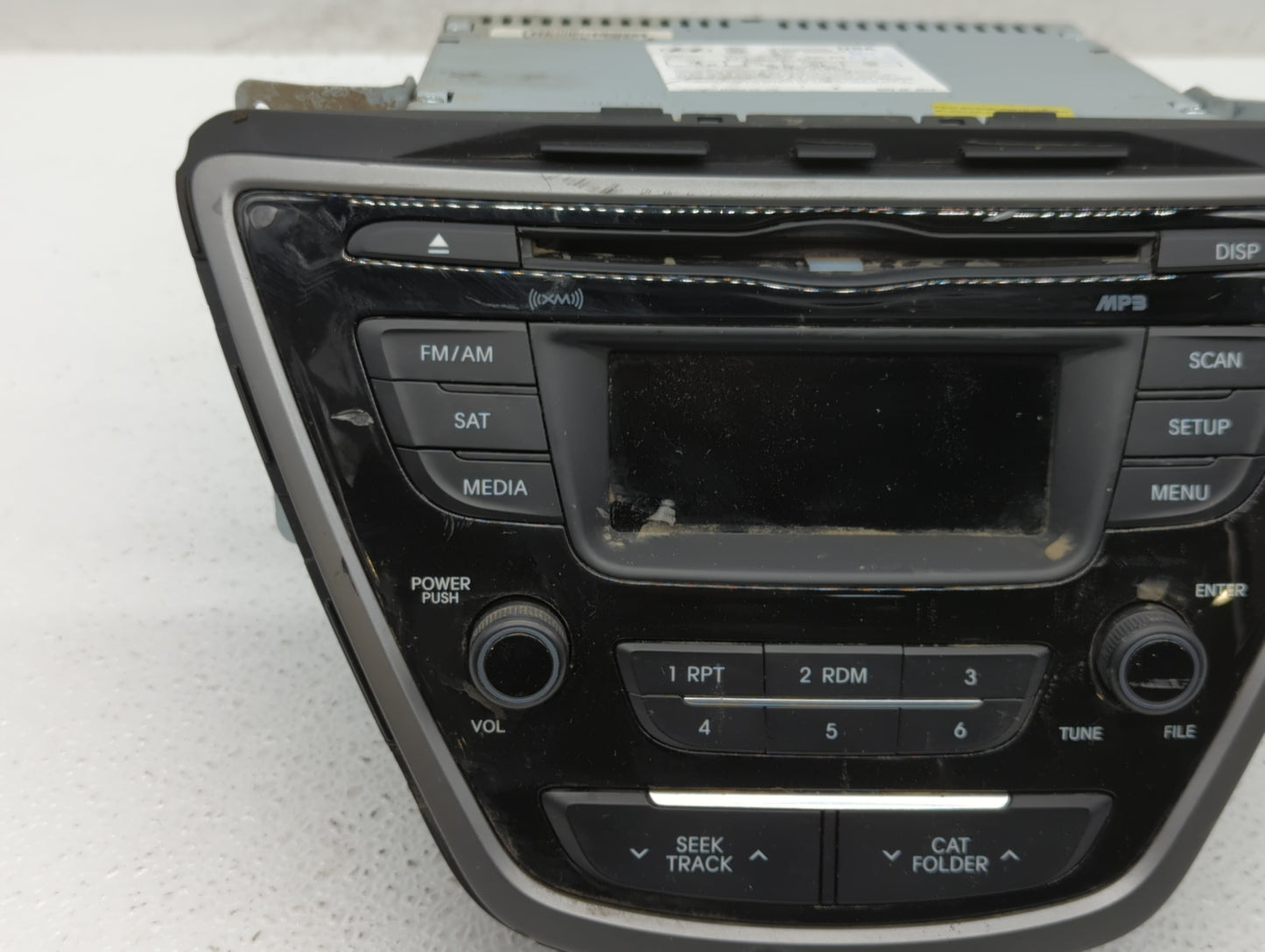 2014-2016 Hyundai Elantra Radio AM FM Cd Player Receiver Replacement P/N:96170-3X156GU Fits Fits 2014 2015 2016 OEM Used Aut