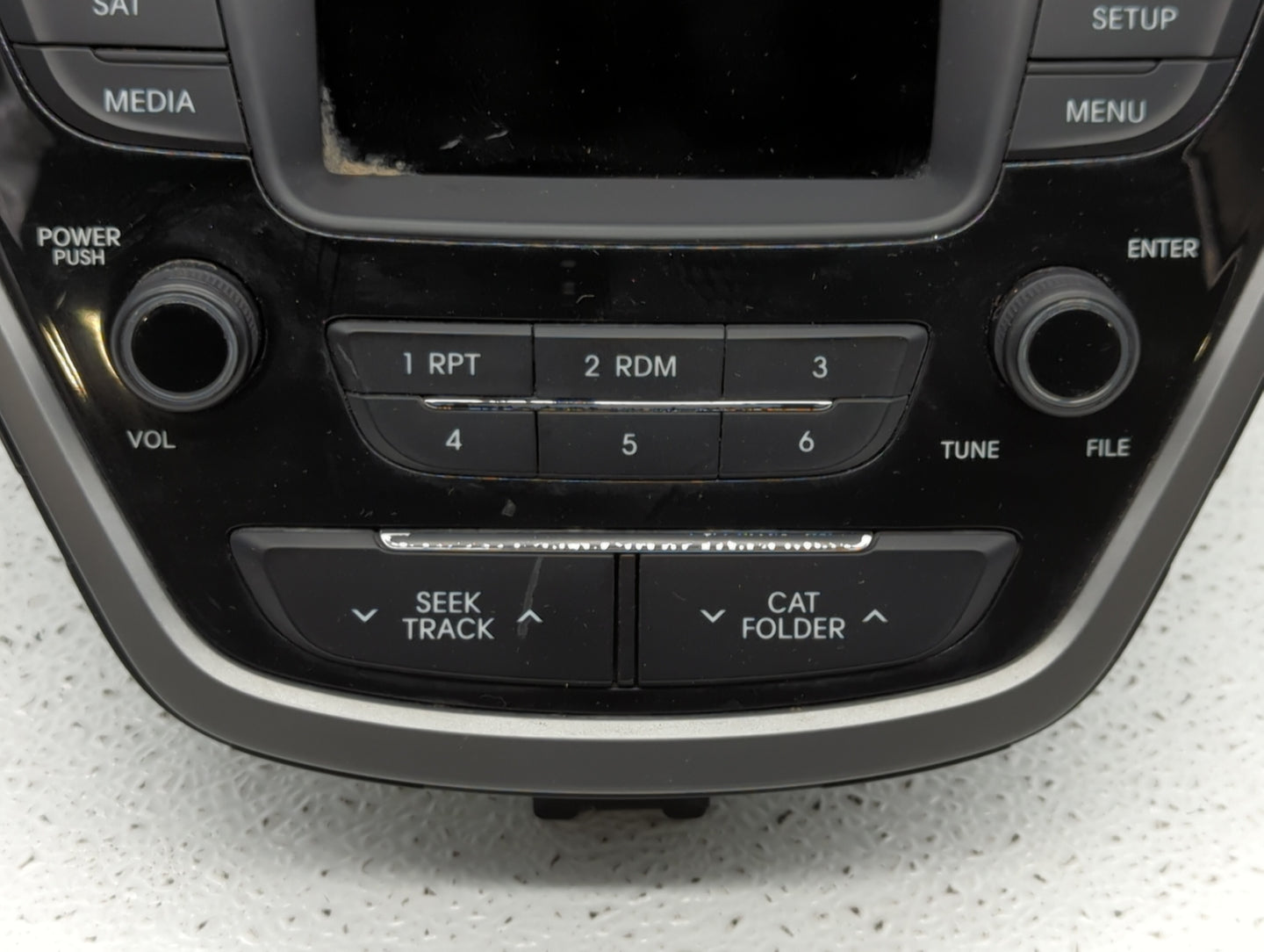 2014-2016 Hyundai Elantra Radio AM FM Cd Player Receiver Replacement P/N:96170-3X156GU Fits Fits 2014 2015 2016 OEM Used Aut