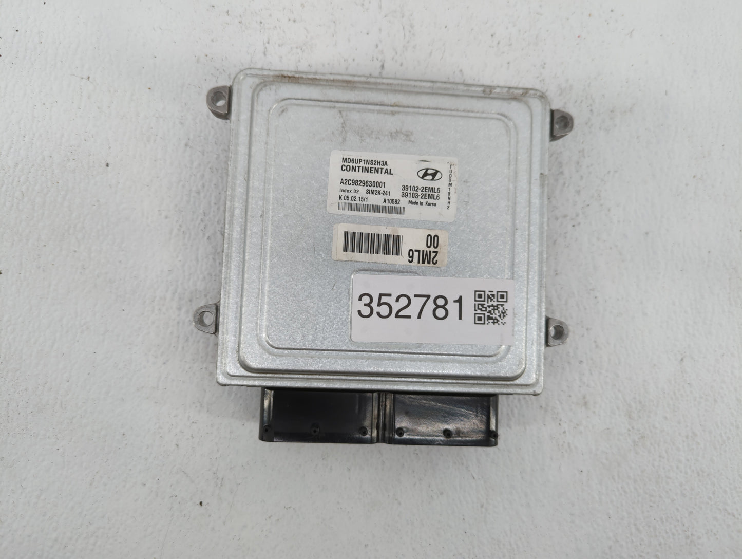 2014-2016 Hyundai Elantra PCM Engine Control Computer ECU ECM PCU OEM P/N:39103-2EML5 39102-2EML5 Fits Fits 2014 2015 2016 O