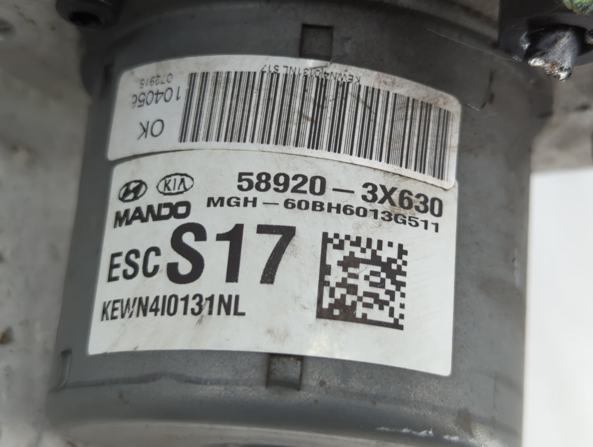 2014-2016 Hyundai Elantra Anti-Lock Brake ABS Pump Module Actuator OEM P/N:BE6003G510 58920-3X630 Fits Fits 2014 2015 2016 O