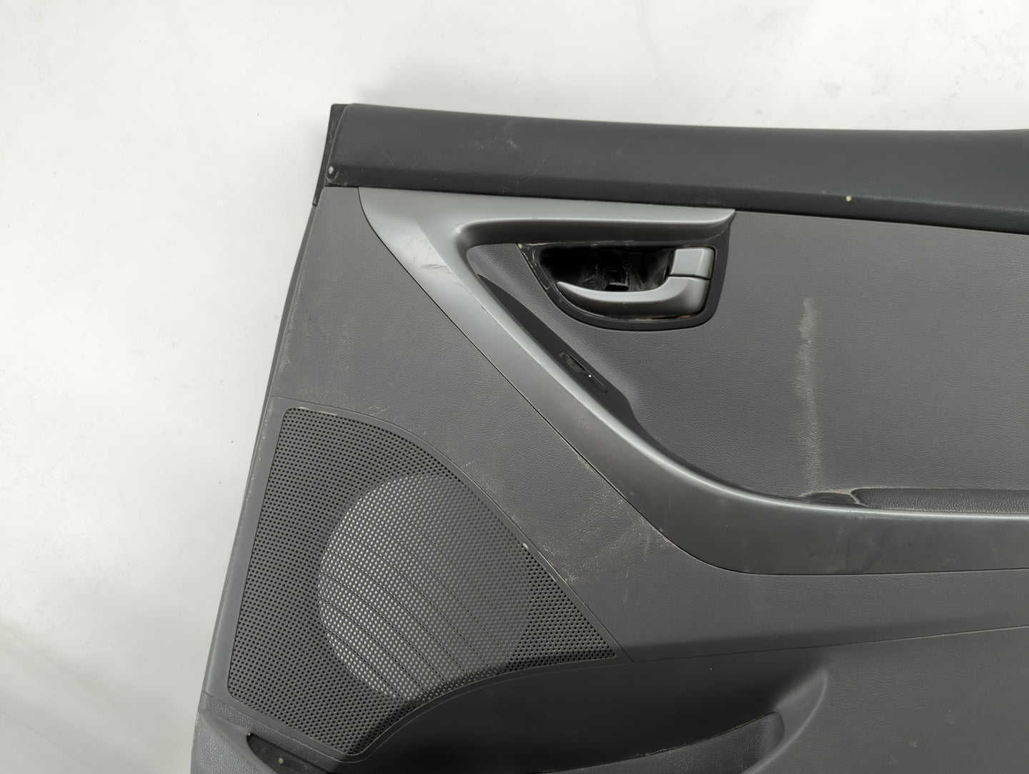 2016 Hyundai Elantra Rear Right Passenger Interior Door Panel Trim Grey - Oemusedautoparts1.com