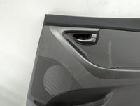 2016 Hyundai Elantra Rear Right Passenger Interior Door Panel Trim Grey - Oemusedautoparts1.com