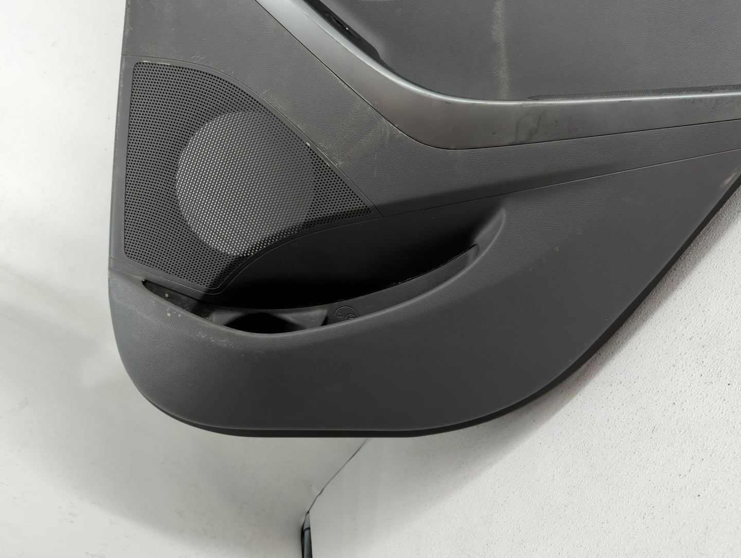 2016 Hyundai Elantra Rear Right Passenger Interior Door Panel Trim Grey - Oemusedautoparts1.com