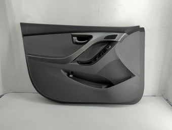 compare product 2016 Hyundai Elantra Front Left Driver Interior Door Panel Trim Grey