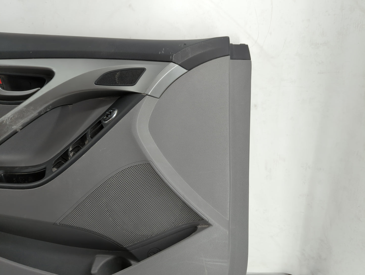 2016 Hyundai Elantra Front Left Driver Interior Door Panel Trim Grey - Oemusedautoparts1.com