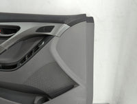 2016 Hyundai Elantra Front Left Driver Interior Door Panel Trim Grey - Oemusedautoparts1.com
