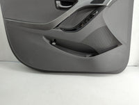 2016 Hyundai Elantra Front Left Driver Interior Door Panel Trim Grey - Oemusedautoparts1.com