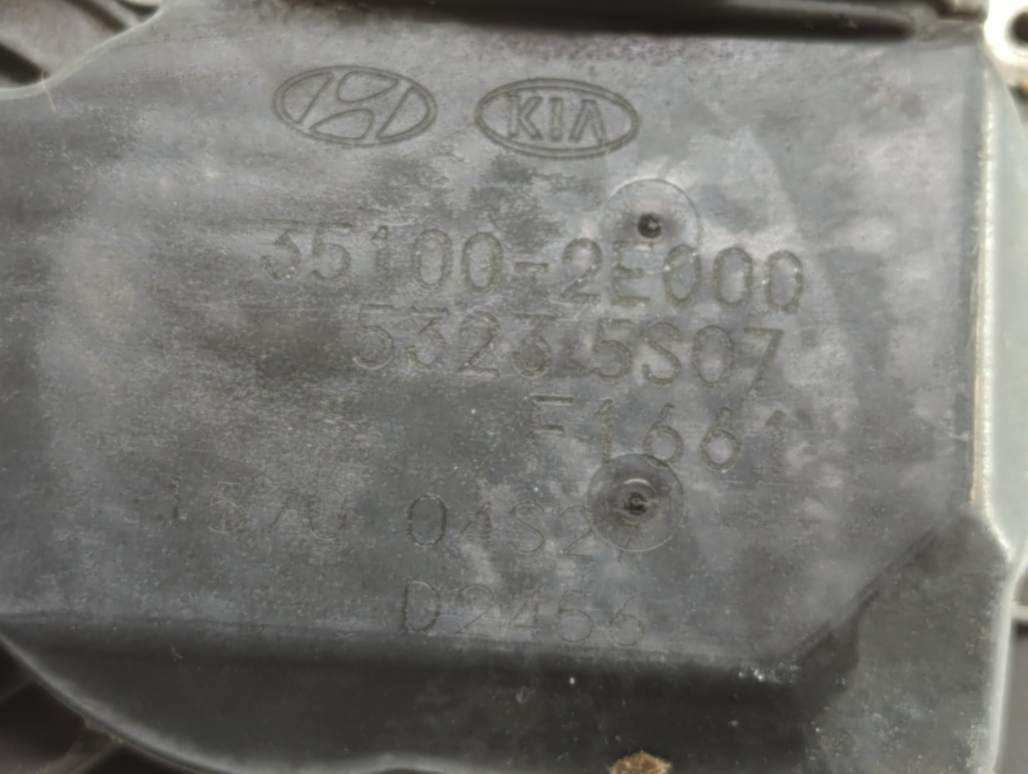 2011-2020 Hyundai Elantra Throttle Body P/N:35100-2E000 1302150124 Fits OEM Used Auto Parts - Oemusedautoparts1.com