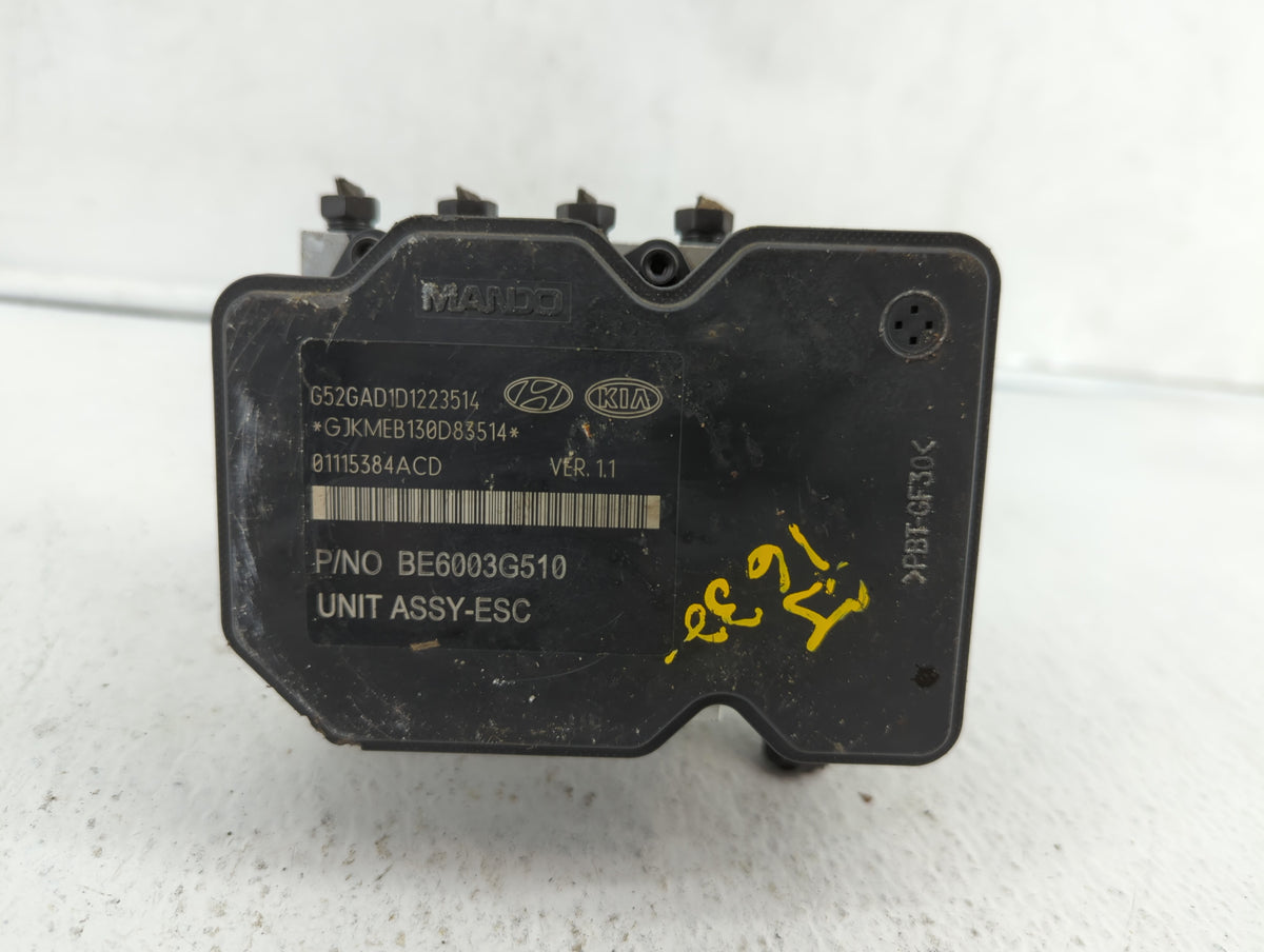 2014-2016 Hyundai Elantra Anti-Lock Brake ABS Pump Module Actuator OEM P/N:BE6003G510 58920-3X630 Fits Fits 2014 2015 2016 O
