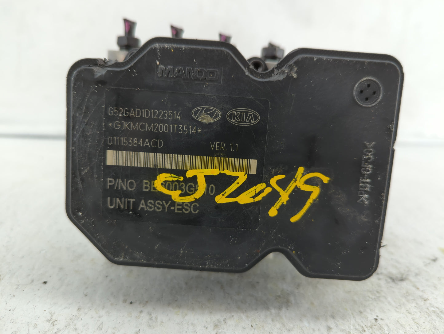 2014-2016 Hyundai Elantra ABS Pump Control Module Replacement P/N:BE6003G510 58920-3X630 Fits Fits 2014 2015 2016 OEM Used A