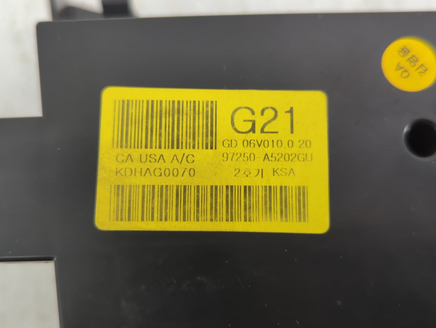 2013-2017 Hyundai Elantra Climate Control Module Temperature AC/Heater Replacement P/N:97250-A5242 97250-A5202 Fits OEM Used