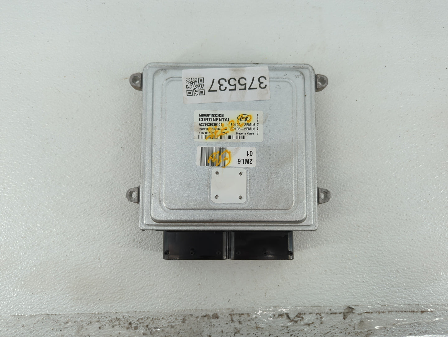 2014-2016 Hyundai Elantra PCM Engine Control Computer ECU ECM PCU OEM P/N:39102-2EML4 39103-2EML5 Fits Fits 2014 2015 2016 O
