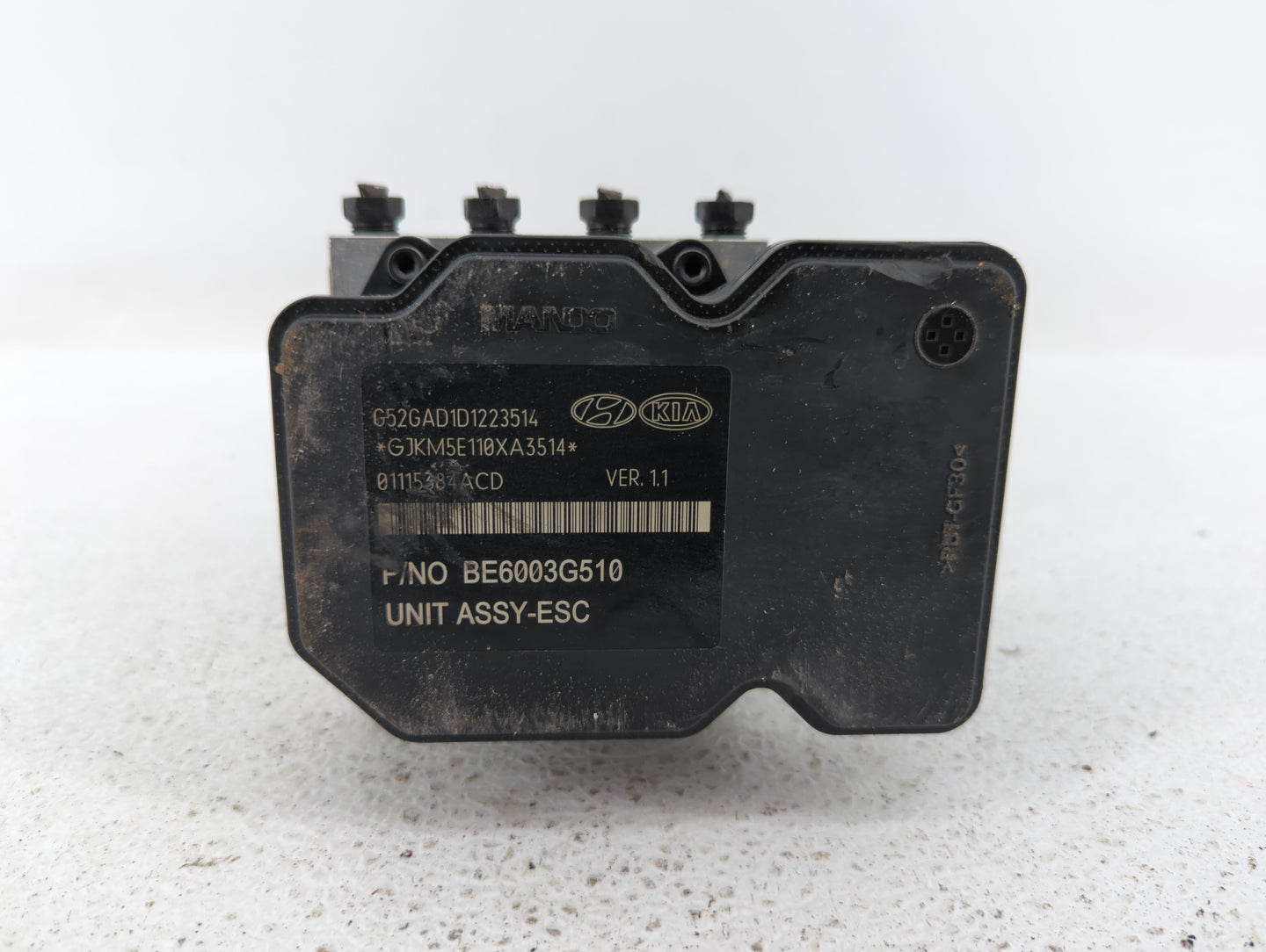 2014-2016 Hyundai Elantra ABS Pump Control Module Replacement P/N:BE6003G510 58920-3X630 Fits Fits 2014 2015 2016 OEM Used A
