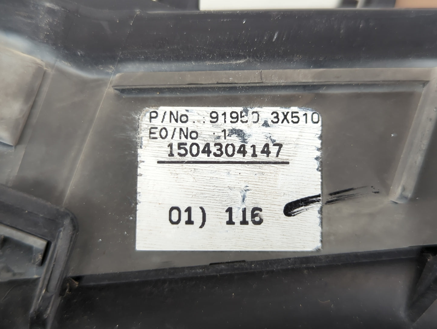 2014-2016 Hyundai Elantra Fusebox Fuse Box Panel Relay Module P/N:91265-3X080 91950-3X510 Fits Fits 2014 2015 2016 OEM Used 