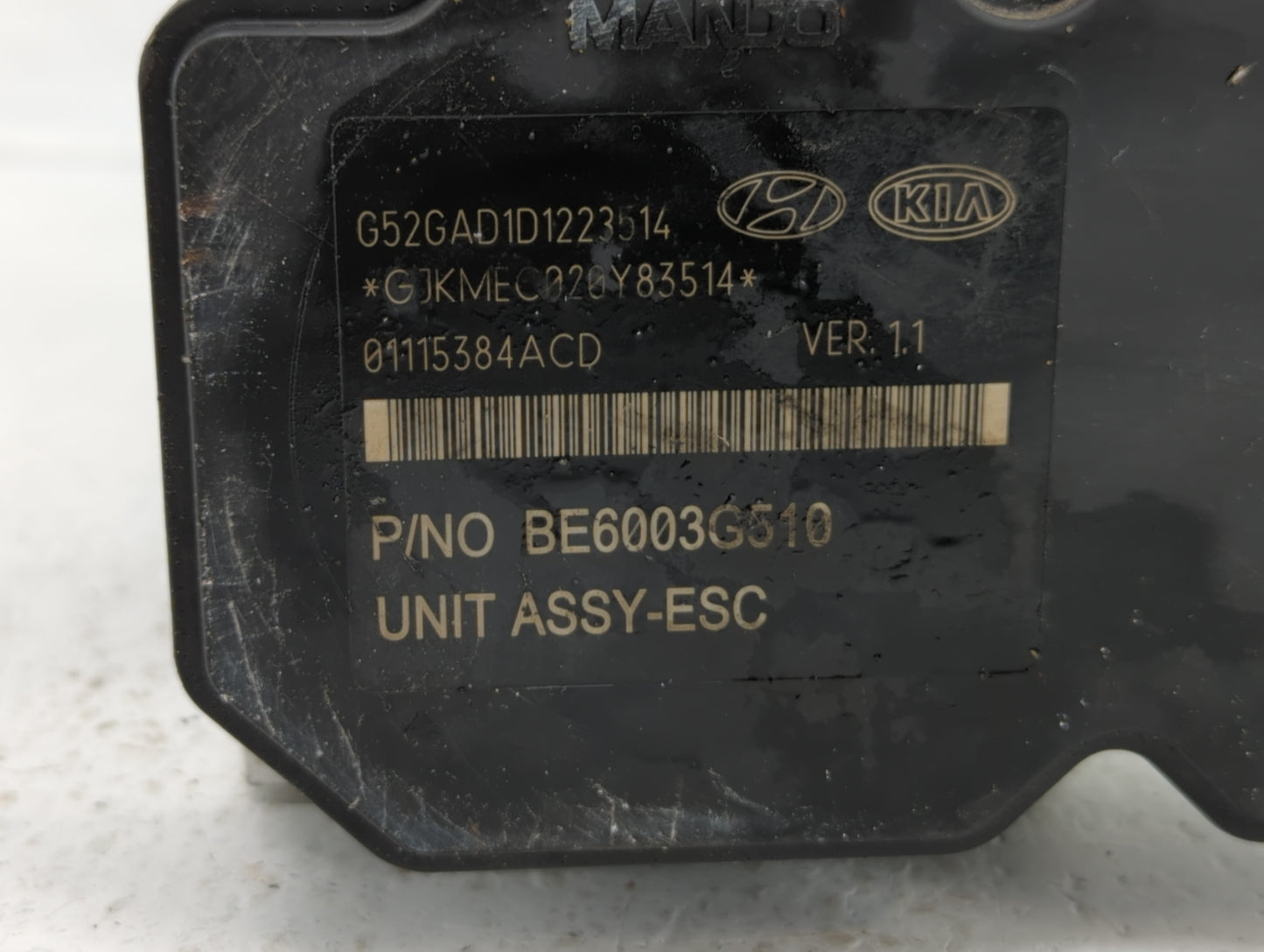 2014-2016 Hyundai Elantra ABS Pump Control Module Replacement P/N:BE6003G510 58920-3X630 Fits Fits 2014 2015 2016 OEM Used A