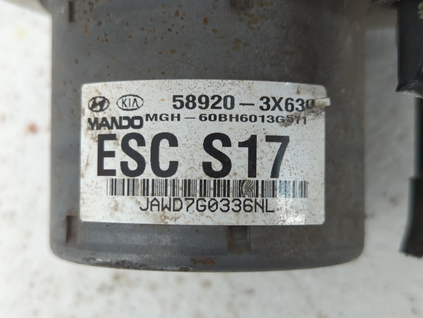 2014-2016 Hyundai Elantra ABS Pump Control Module Replacement P/N:BE6003G510 58920-3X630 Fits Fits 2014 2015 2016 OEM Used A