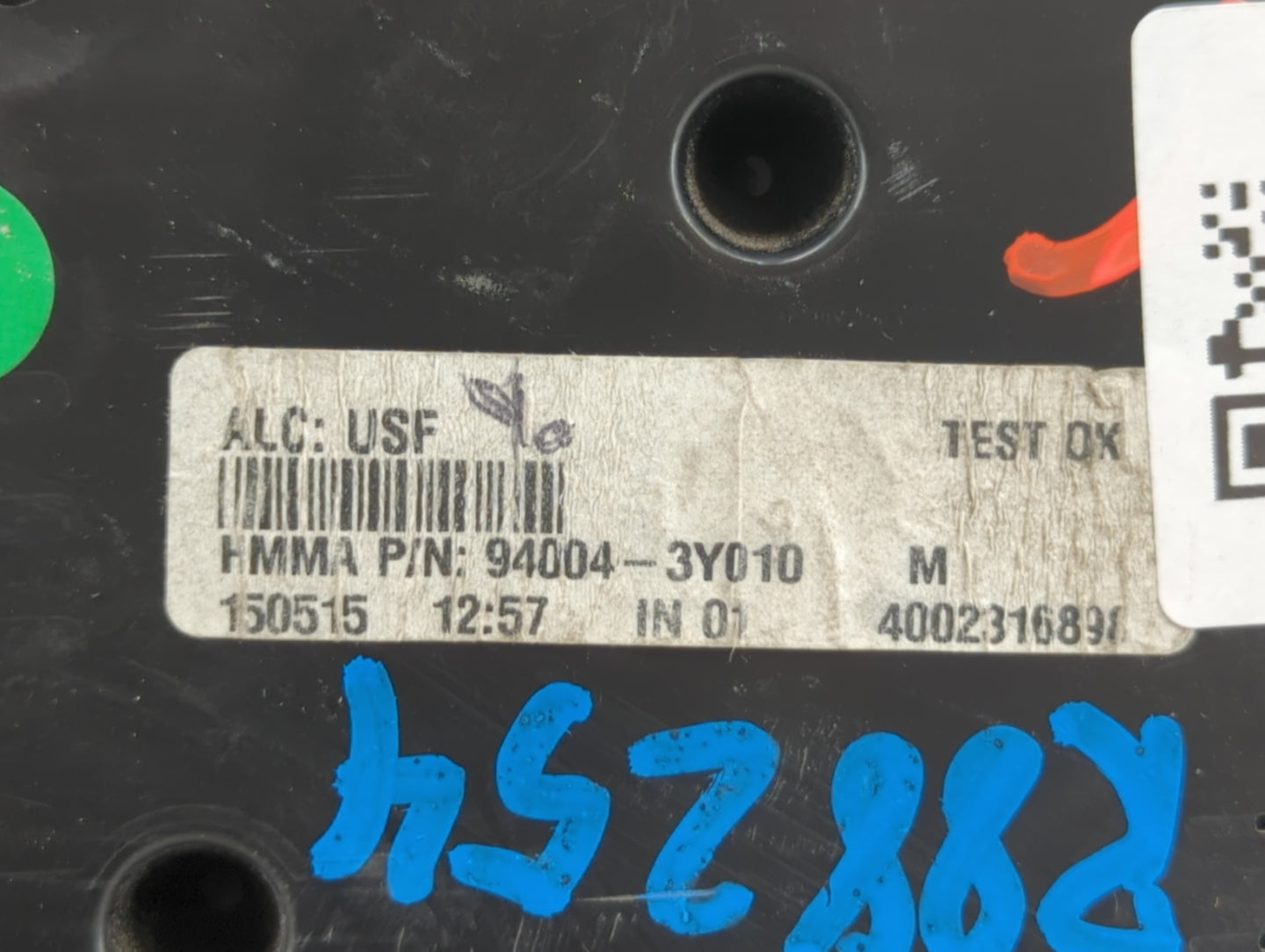2014-2016 Hyundai Elantra Instrument Cluster Speedometer Gauges P/N:83800-52X70 94004-3Y010 Miles: Fits Fits 2014 2015 2016 