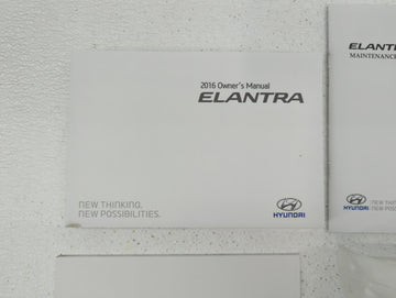 2016 Hyundai Elantra Owners Manual Book Guide OEM Used Auto Parts