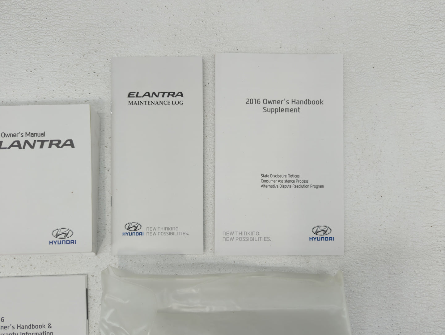 2016 Hyundai Elantra Owners Manual Book Guide OEM Used Auto Parts - Oemusedautoparts1.com