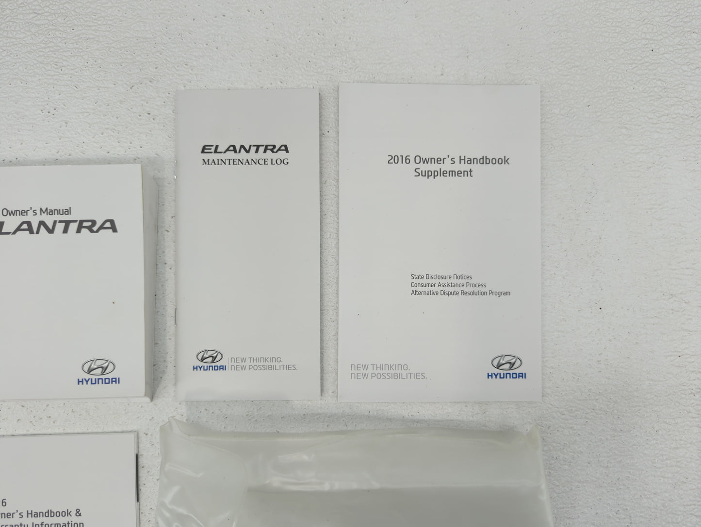 2016 Hyundai Elantra Owners Manual Book Guide OEM Used Auto Parts - Oemusedautoparts1.com