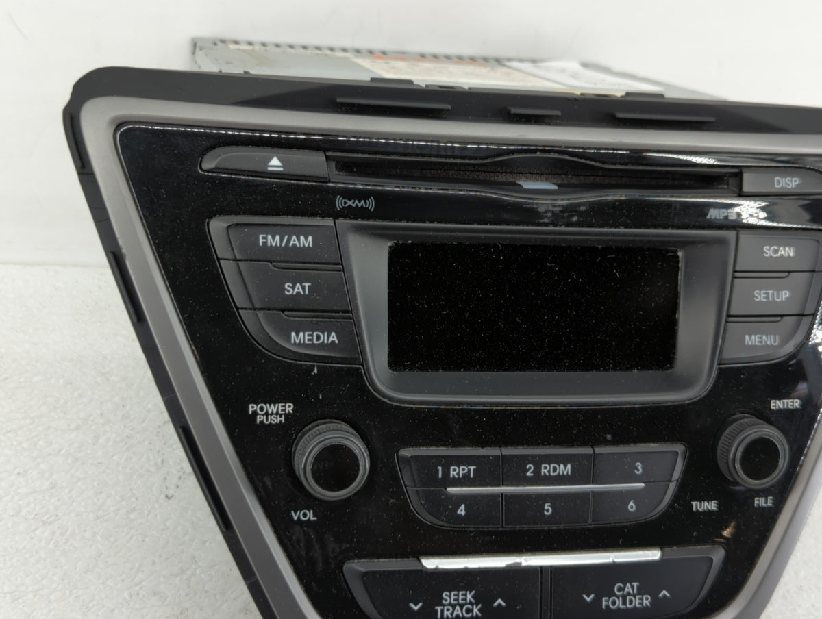 2014-2016 Hyundai Elantra Am Fm Cd Player Radio Receiver 425142 - Oemusedautoparts1.com