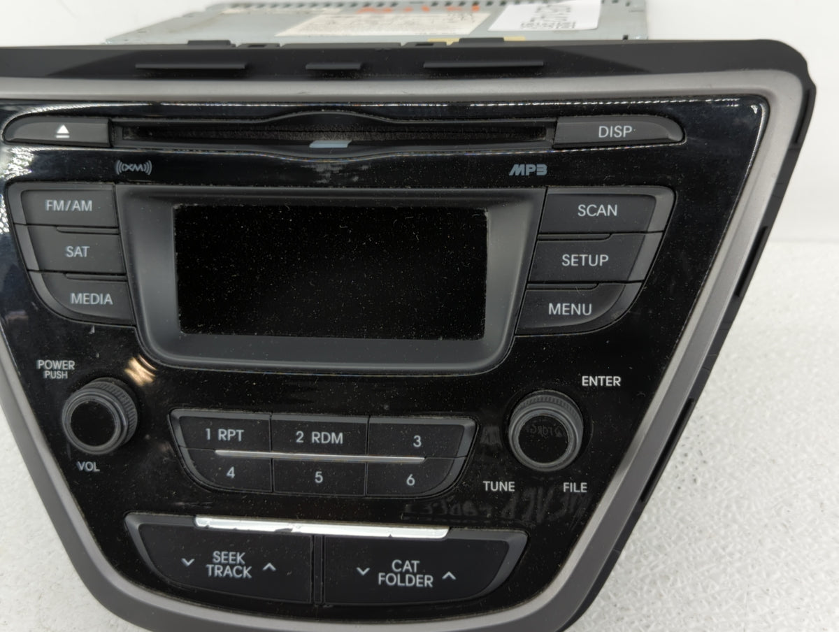 2014-2016 Hyundai Elantra Am Fm Cd Player Radio Receiver 425142 - Oemusedautoparts1.com