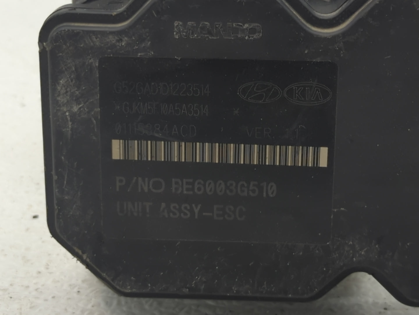 2014-2016 Hyundai Elantra ABS Pump Control Module Replacement P/N:58920-3X630 Fits Fits 2014 2015 2016 OEM Used Auto Parts -