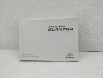 compare product 2016 Hyundai Elantra Owners Manual Book Guide OEM Used Auto Parts