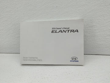 2016 Hyundai Elantra Owners Manual Book Guide OEM Used Auto Parts - Oemusedautoparts1.com