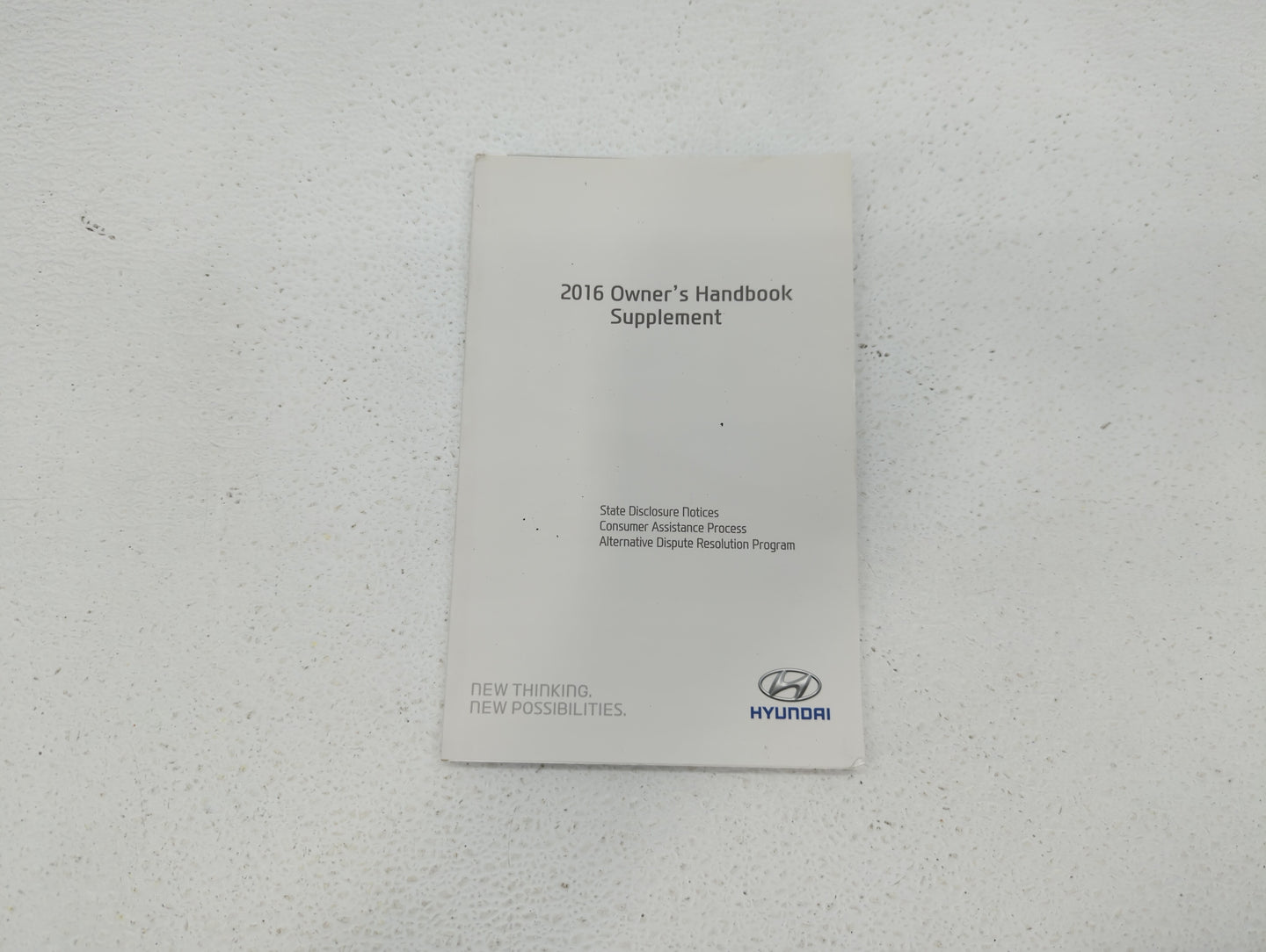 2016 Hyundai Elantra Owners Manual Book Guide OEM Used Auto Parts - Oemusedautoparts1.com