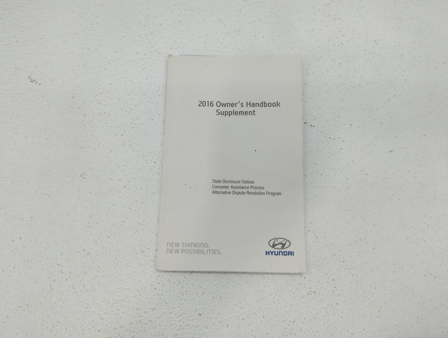 2016 Hyundai Elantra Owners Manual Book Guide OEM Used Auto Parts - Oemusedautoparts1.com