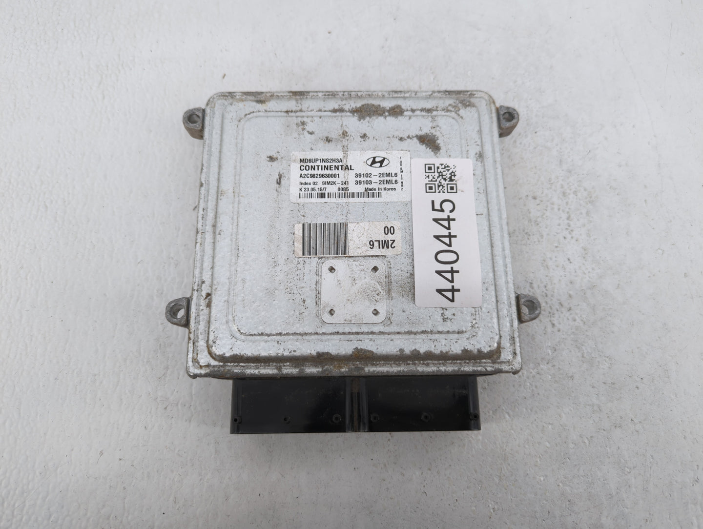 2014-2016 Hyundai Elantra PCM Engine Control Computer ECU ECM PCU OEM P/N:39103-2EMY5 39102-2EMY5 Fits Fits 2014 2015 2016 O