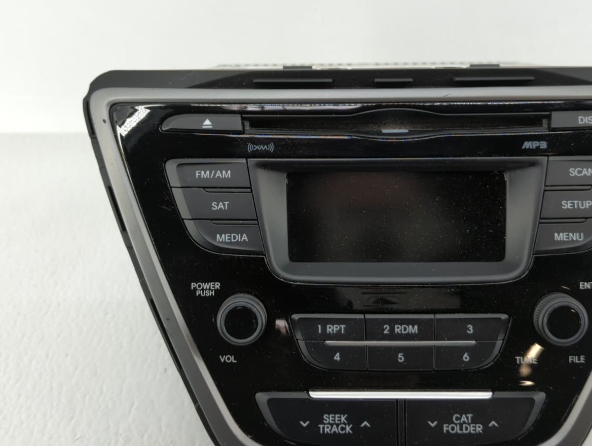 2014-2016 Hyundai Elantra Am Fm Cd Player Radio Receiver 440670 - Oemusedautoparts1.com