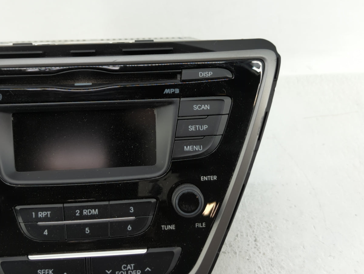 2014-2016 Hyundai Elantra Am Fm Cd Player Radio Receiver 440670 - Oemusedautoparts1.com