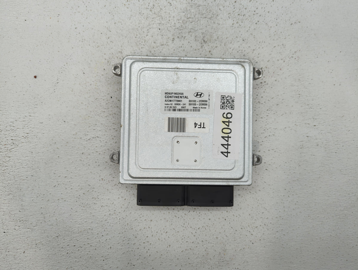 2014-2016 Hyundai Elantra PCM Engine Control Computer ECU ECM PCU OEM P/N:39103-2EMB6 39102-2EMB6, 39100-2EML6 Fits 2014 201